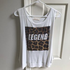 🟠 Milkyway “LEGEND” Leopard MUSCLE TEE 🟠